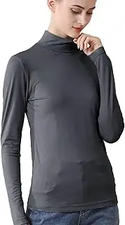 [YONGBAO] Thermal Underwear for Women | Slim Fit Thermal Underwear,Lightweight and Stretchy Tee Tops for Everyday Wear Hiking Skiing
