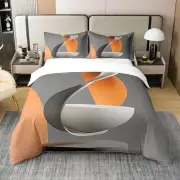 Bedding Set Full Size Kids Geometry Comforter Cover Set for Teens Modern Art