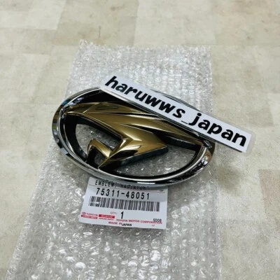 OEM Toyota 2003-2008 Harrier Front Grill Eagle Emblem 75311-48051 Genuine JDM