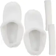 LAPYAPPE 1 Set Shoe Liner Decal Socks Winter Socks Inner Liner Hole Shoes Thickened Socks Detachable Socks Inner Stockings Women's Socks Removable Socks Comfortable Socks Plush White