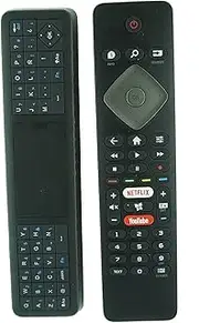 JINGERL Remote Control Fit for Philips BRC0884405/01 398GR10BEPHN0026BC 398GR10BEPHN0022CR 4K Smart LED UHD Android HDTV TV