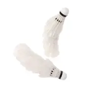12X Training Sports White Goose Feather Shuttlecocks Birdies Badminton Ball Game