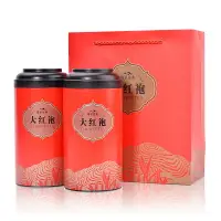 在飛比找樂天市場購物網優惠-買一送一大紅袍茶葉新茶濃香型武夷山巖茶散裝灌裝烏龍茶400g