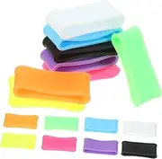 16Pcs Non Slip Grip Bands for Tennis and Badminton Rackets Durable Overgrips for Sports Equipment for Racketball Baseball and More Mixed Colors