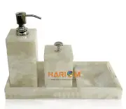 White Quartz Gem stone bathroom Set ,Luxury bathroom sets, bathroom decorative