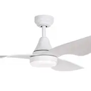 ThreeSixty Simplicity 52" ABS 3 Blade DC Ceiling Fan with 18W LED Light & Remote Control