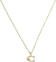 COACH Signature C Charm Starter Necklace