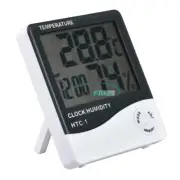 Digital Temperature Humidity Meter Thermometer Hygrometer Weather Station Clock