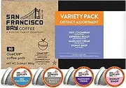 SF Bay Coffee OneCUP Assorted Variety Pack 80 Ct Compostable Coffee Pods, K Cup Compatible including Keurig 2.0 (Packaging May Vary)