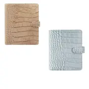 Filofax Classic A5 Croc Organiser - Silver Mist