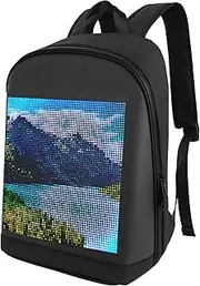 LED Color Screen Customizable Backpack Travel Bag Pack School Bag for Men Women College Students