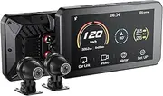 [CHIGEE] AIO-5 Lite Motorcycle Carplay Android Auto GPS Navigation System, BSD, STARVIS HDR 5" LCD, 60FPS,5G Wi-Fi BT, IP67 Waterproof, 24H Parking Mode, Dedicated App