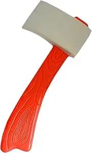 Luwecf Axe Costume Accessories for Halloween Events, Photo Props for Parties, Red Short Handle