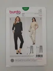Burda Sewing Pattern 6472 Women's Pants Pattern Size US 8-18 EUR 34-44 NEW