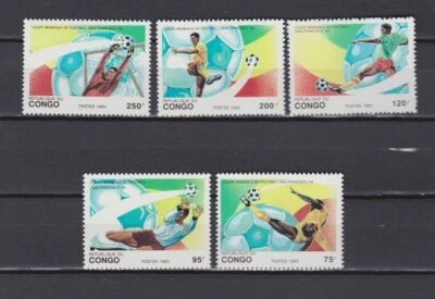 s6647)CONGO 1993 MNH** W.C. Football - C.M. Calcio'94 5v.