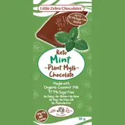 Little Zebra Chocolates Mint Plant Mylk 85g (Pack of 12)