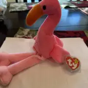 Pinky Beanie Baby 1995 With Tag Error