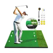 5 x 4 ft Golf Hitting Mat, Artificial Turf Golf Mat Practice Indoor Outdoor T...
