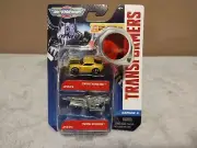 Micro Machines Transformers 2-Pack #001 Bumblebee Megatron Series 1 New Decoder