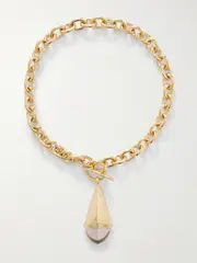 [Chloé] Chloé - Gold-tone And Resin Necklace - One size One size Gold
