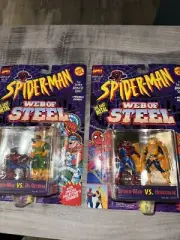 Spider-Man vs Dr Octopus Web of Steel Die Cast Metal Poseable Figs 94 Hobgoblin