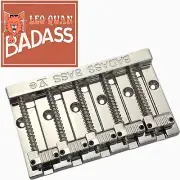 NEW Leo Quan® Badass V™ Bass Bridge for 5-string Fender P/Jazz Bass® - NICKEL