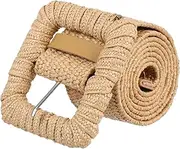 [Ipetboom] Boho Elastic Waist Belt for Women Braided Design Fit Versatile Fashion Accessory for Dresses and Casual Outfits Durable and Stylish Woven Belt