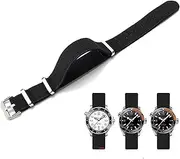 [Ylfcly] Cinturino per Orologio in Nylon Elastico 18 mm 20 mm 22 mm Styles Nato Militare Strappo Paracadute Cinturini Sportivi di Ricambio in Tessuto Elastic Nylon Watch Strap per Uomo e Donna