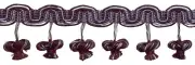Brown Ice Blue 2" Onion Tassel Fringe Trim Mocha Ice [5 Yards]