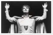 Silver Halide Photo Of Evangelist Aimee Semple McPherson With Raised Arms