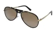 Roberto Cavalli CERRETO 1042 28G Rose Gold Aviator Brown Mirror 59mm Sunglasses