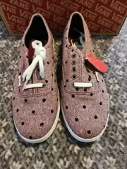 Vans mens 7.5 womens 9 new TWEED DOTS