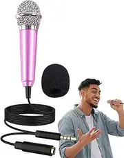 Small Microphone for Phone | Portable Vocal Microphone | Voice Video Recorder, Dynamic Microphone for Mobile Phone Laptop