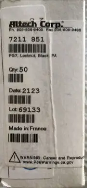 Corp , Locknut 7211-851 50PCS.