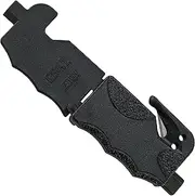 CRKT Exitool Emergency Multitool: Automotive Safety, Seat Belt Strap Cutter, Steel Window & Glass Breaker, Clips to Seat Belt 9031