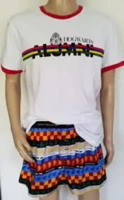 PETER ALEXANDER PJS Mens Harry Potter Hogwarts Set Shorts&Top Size XL/XXL NWT PJ