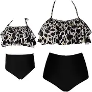 [ZAXARRA] Baby Girls Bikini Swimsuit Set Family Matching Mother Girl Swimwear Baithing Suit