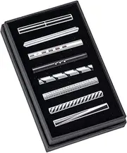 [KUHBDIE] Tie Clip Set with Box of Men's Formal Suit Accessories