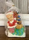 Vintage Elmer Fudd Santa Christmas Wax Candle Kmart Tag Rare