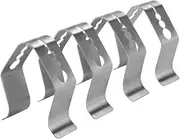 Grill Probe Clip Holder | Barbecue Temp Clip Stainless Steel | 4 Metal Grill Thermometer Brackets for Smokers Grills Clip and Ov-ens, Food Thermometer Accessories