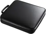 Capacity Portable Disc Storage Case Zippered Holder for Organizing and Protecting for Travel and Home Use Plastic Storage Bag