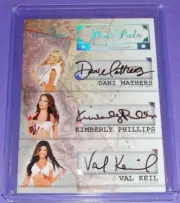 2014 Benchwarmer Pen Pals PLAYBOY Playmate Autographs 1/1 KIMBERLY Dani VAL KEIL
