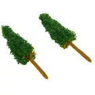 Model Trees Pine Trees Model Handmade Height 6.5CM Plastic Accessories