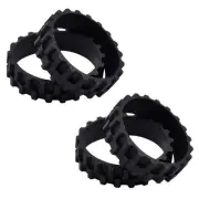 4PCS Wheel Tires Skin for 1C/2C/3C S5 Series//T7 Robot Vacuum6199