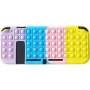 Nintendo Switch Console “Pop It” Stress Relief Case Cover Purple & Blue & Pink & Yellow