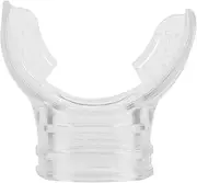 Scuba Diving Mouthpiece, PVC Bite Mouthpiece, Transparent PVC Professional Scuba Diving Standard Bite Mouthpiece, Gear Silicone Bite Moldable Scuba Diving Dive Mouthpiece Regulator
