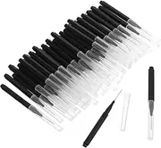 SHERCHPRY 50pcs Black Interdental Brushes Soft Bristles for Gum Care and Plaque Removal Individually Wrapped for Travel and Home Use for Fresh Breath and Tooth Gap Cleaning