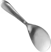 Hoement Stainless Steel Rice Ladle with Ergonomic Handle Non Stick Rice Spoon for Versatile Kitchen Use Spoon Head Design for Easy Serving and Meal Preparation