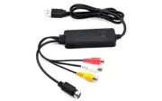 Composite RCA AV S-Video To USB Digital DVR MPEG Video Recorder Adapter