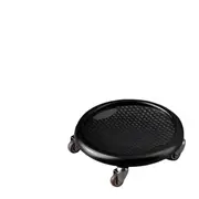 NNEOBA Multi-Directional Ab Wheel Roller Compact Sliding Plate Black